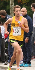 Mark Buckingham of Holmfirth fastest time of the day at NA Road Relays at Birchwood